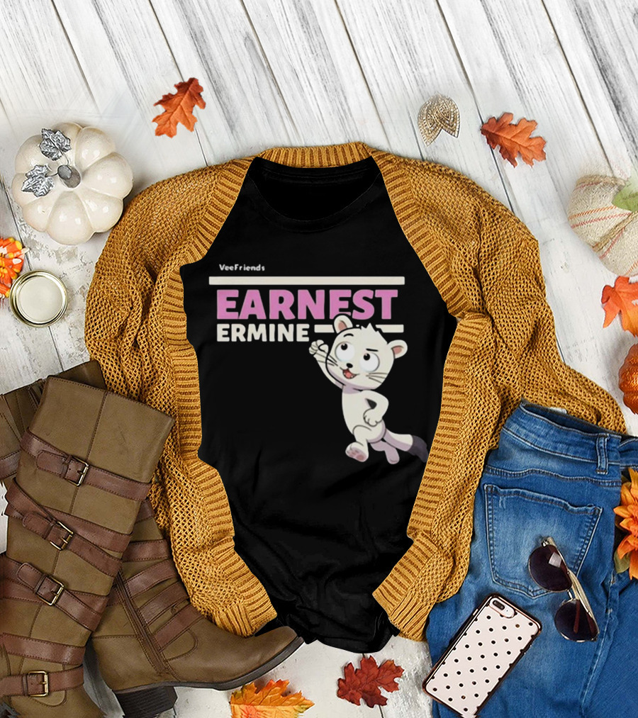 VeeFriends Earnest Ermine Character Comfort T-Shirt