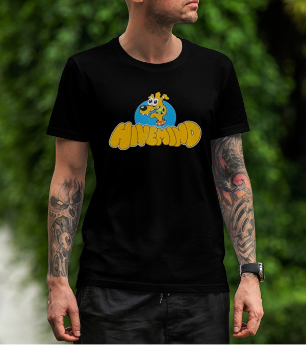 Copes Hivemind French Terry Dog Cartoon T-Shirt