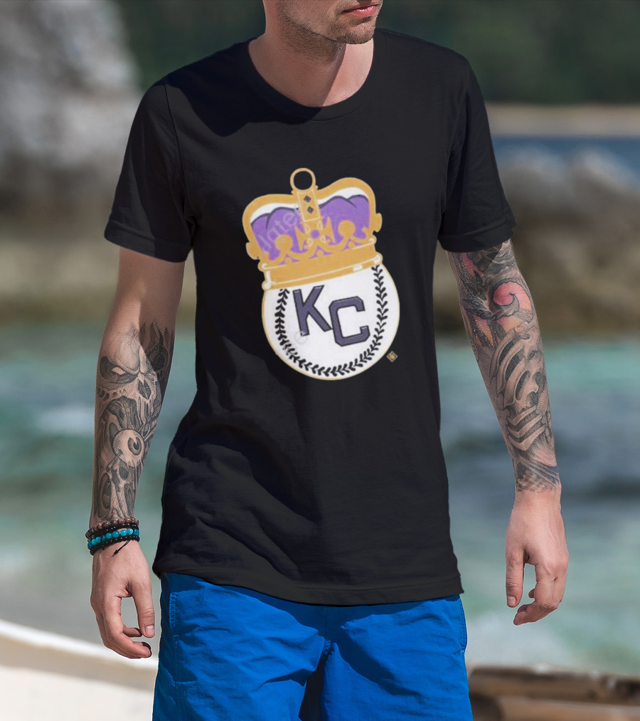 Kansas City Monarchs KC Crown Baseball T-Shirt