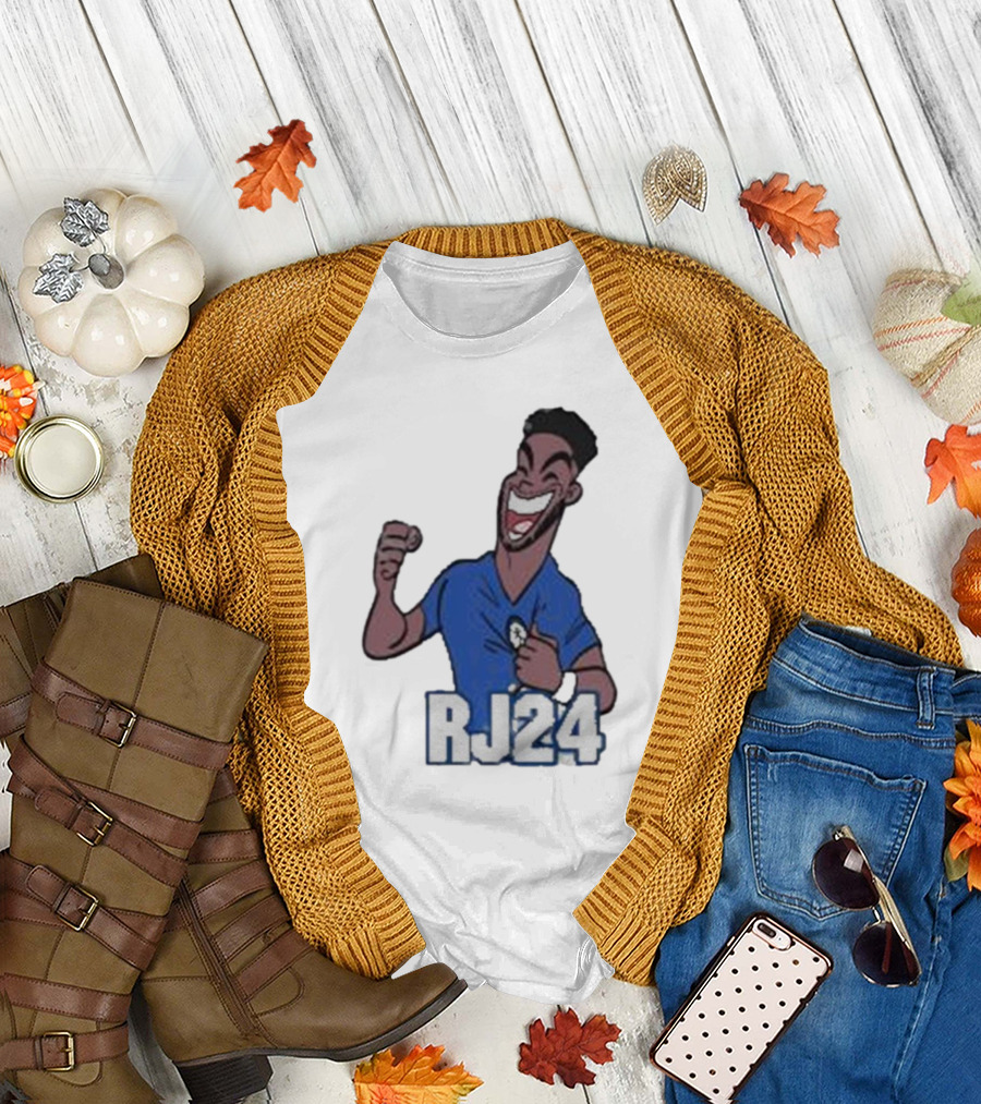 Reece James RJ24 Cartoon Blue Football T-Shirt
