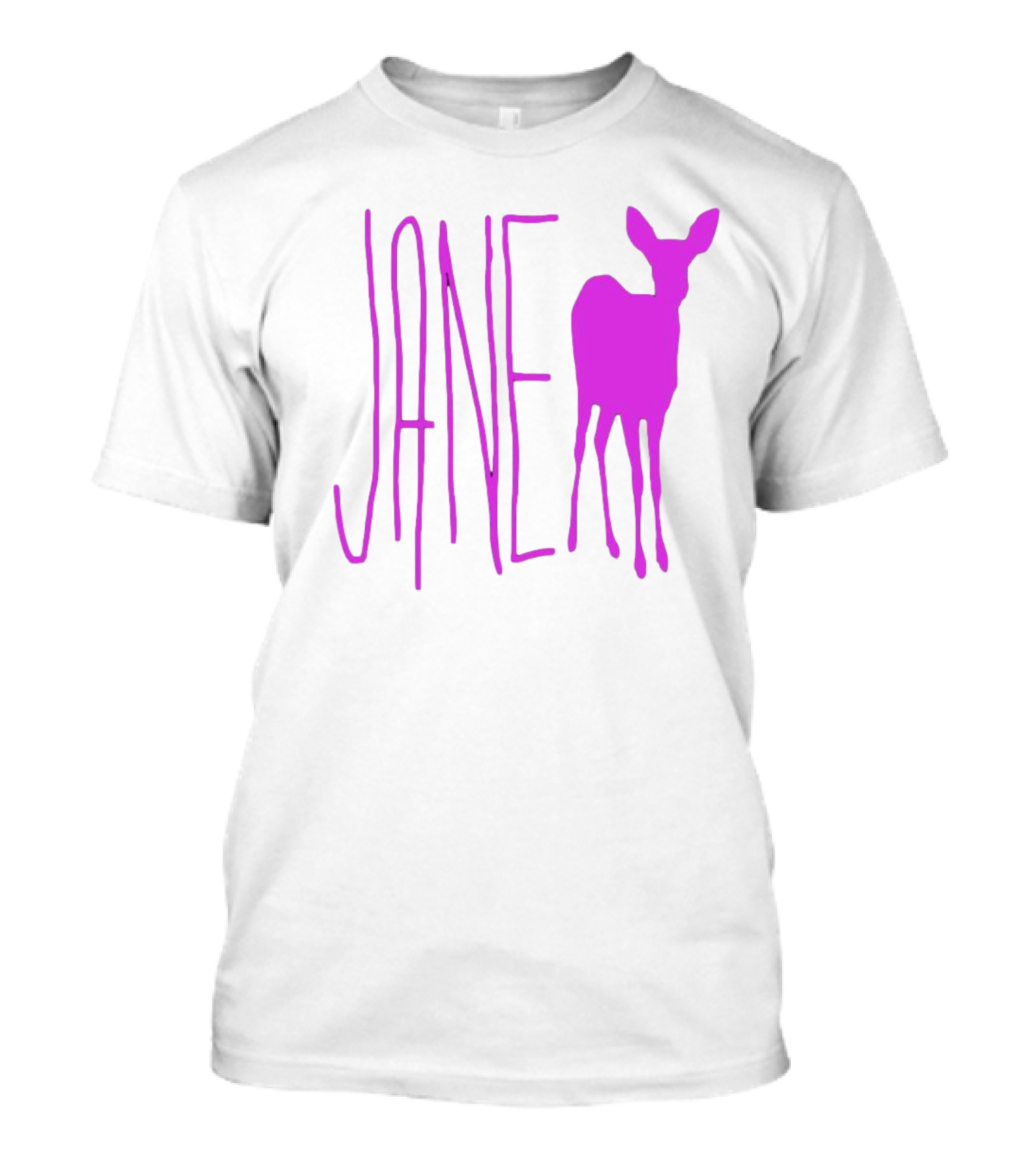 Forbidden Planet Jane Doe Pink Deer T-Shirt