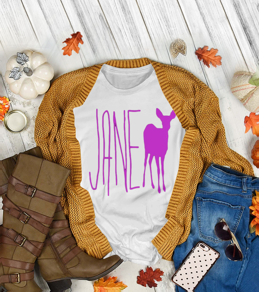 Forbidden Planet Jane Doe Pink Deer T-Shirt