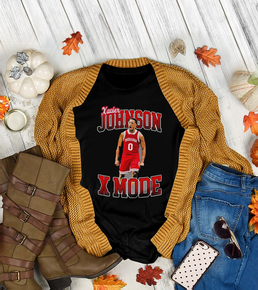Xavier Johnson X-Mode Indiana Basketball Player T-Shirt