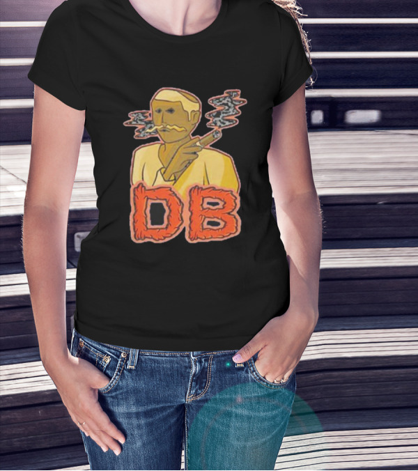 DB Character With Cigarette And Smoke T-Shirt