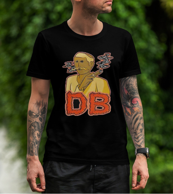 DB Character With Cigarette And Smoke T-Shirt