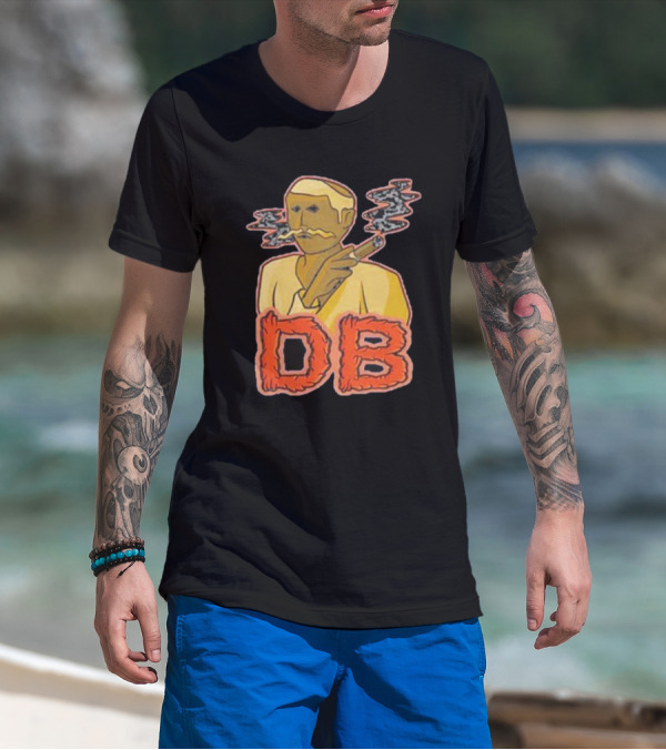 DB Character With Cigarette And Smoke T-Shirt