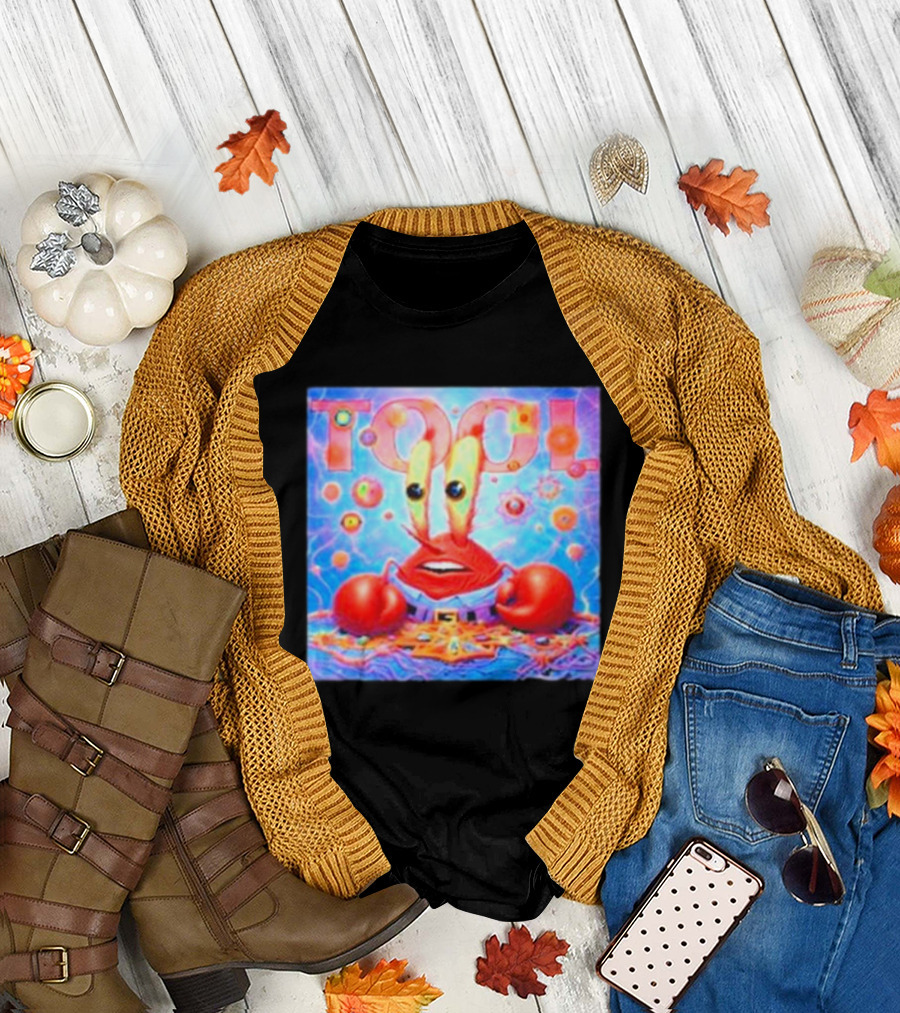Tool Band Mr. Krabs Psychedelic Fusion T-Shirt