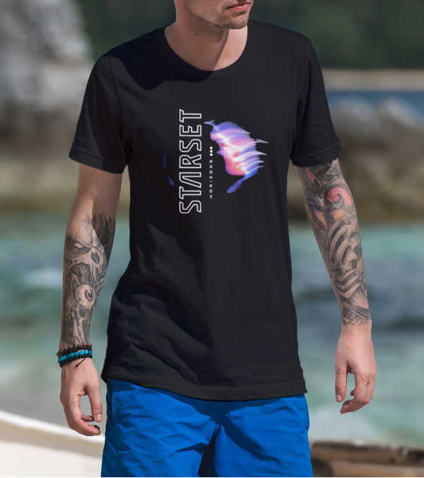 Starset Horizons Sci-Fi Aesthetic With Abstract Face T-Shirt
