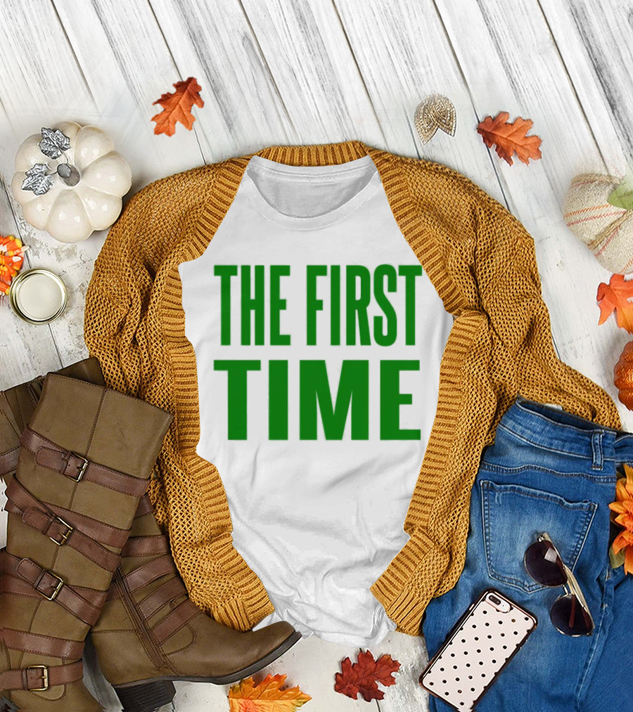 The Kid Laroi The First Time Bold Green Text T-Shirt