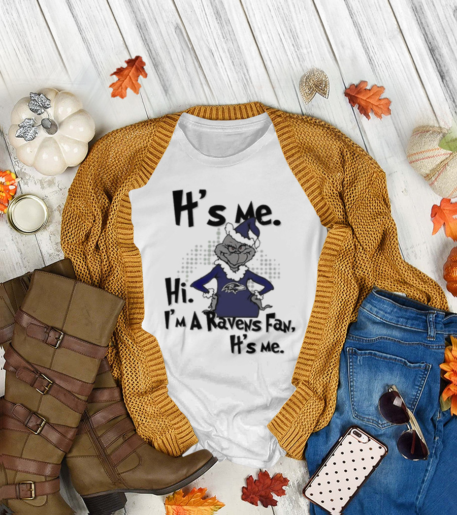 It's Me Hi I'm a Ravens Fan It's Me T-Shirt