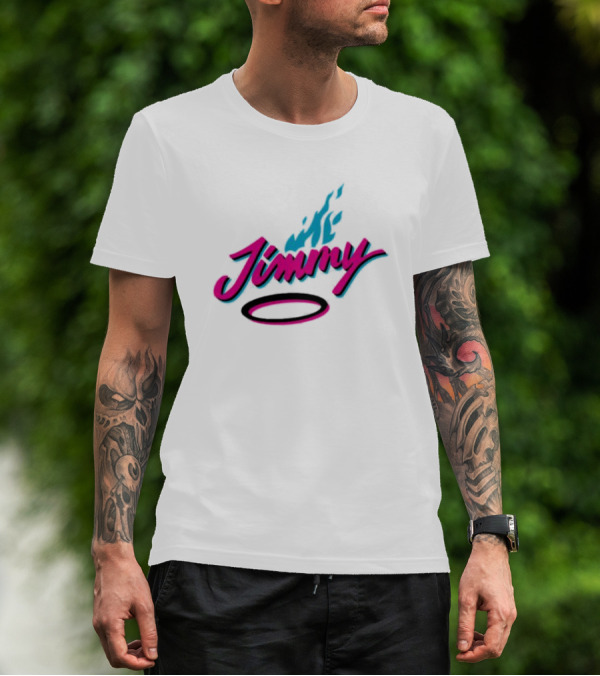 Jimmy Heat Retro Flame T-Shirt