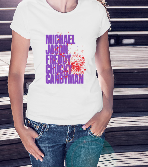 Michael Jason Freddy Chucky Candyman Horror Legends T-Shirt