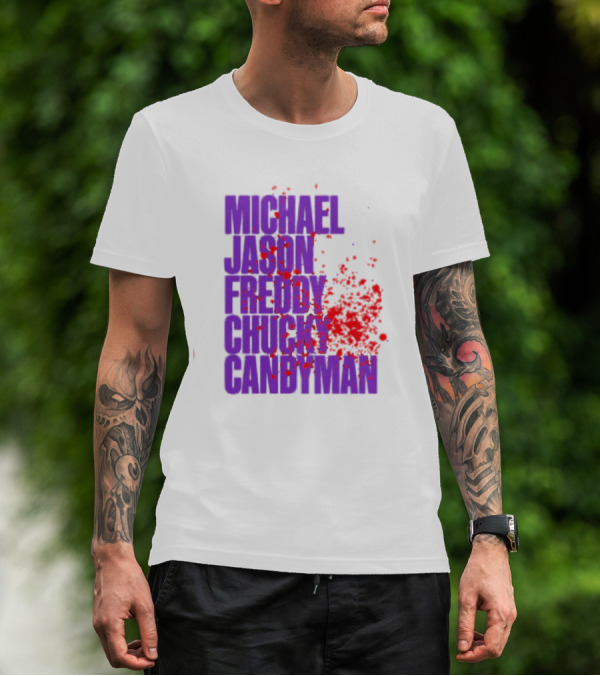 Michael Jason Freddy Chucky Candyman Horror Legends T-Shirt
