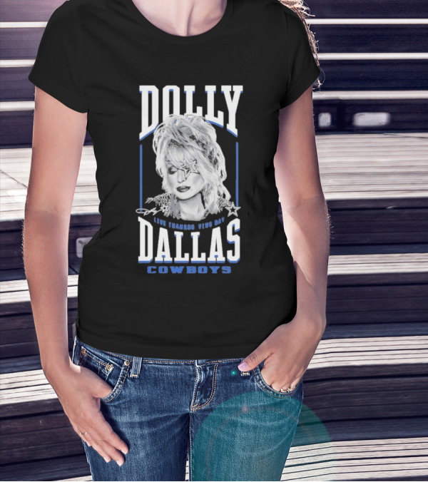 Dolly Parton Live Thanksgiving Day Dallas Cowboys T-Shirt