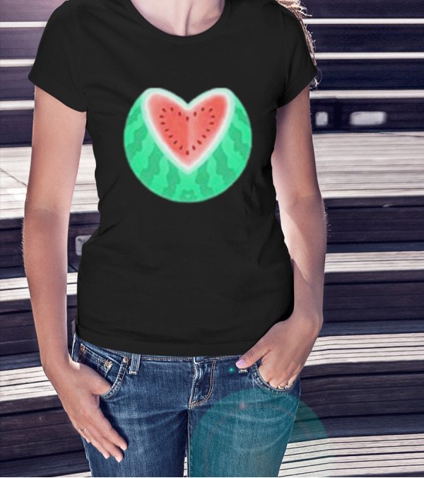 The Yetee Watermelon Heart T-Shirt