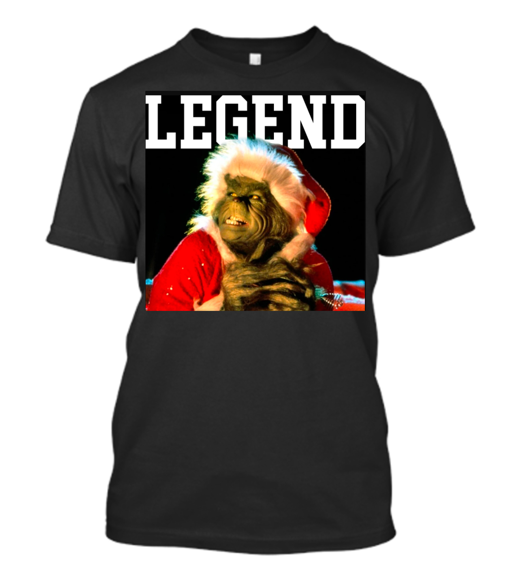 Grinch Legend Santa Christmas T-Shirt