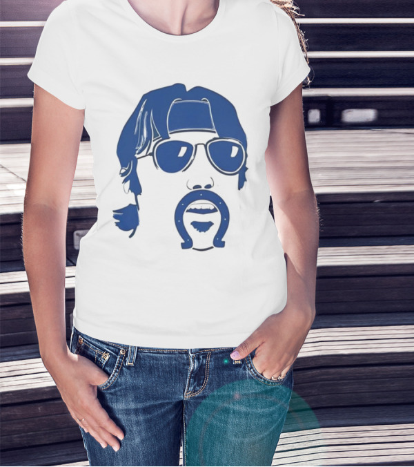 Minshew Mania Mustache Horseshoe Colts T-Shirt