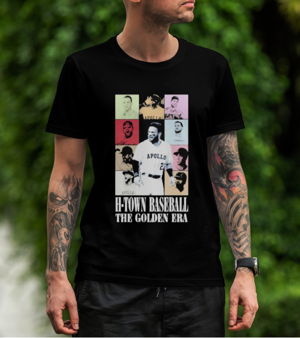 H-Town Baseball Apollo The Golden Era T-Shirt