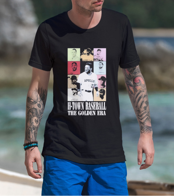 H-Town Baseball Apollo The Golden Era T-Shirt
