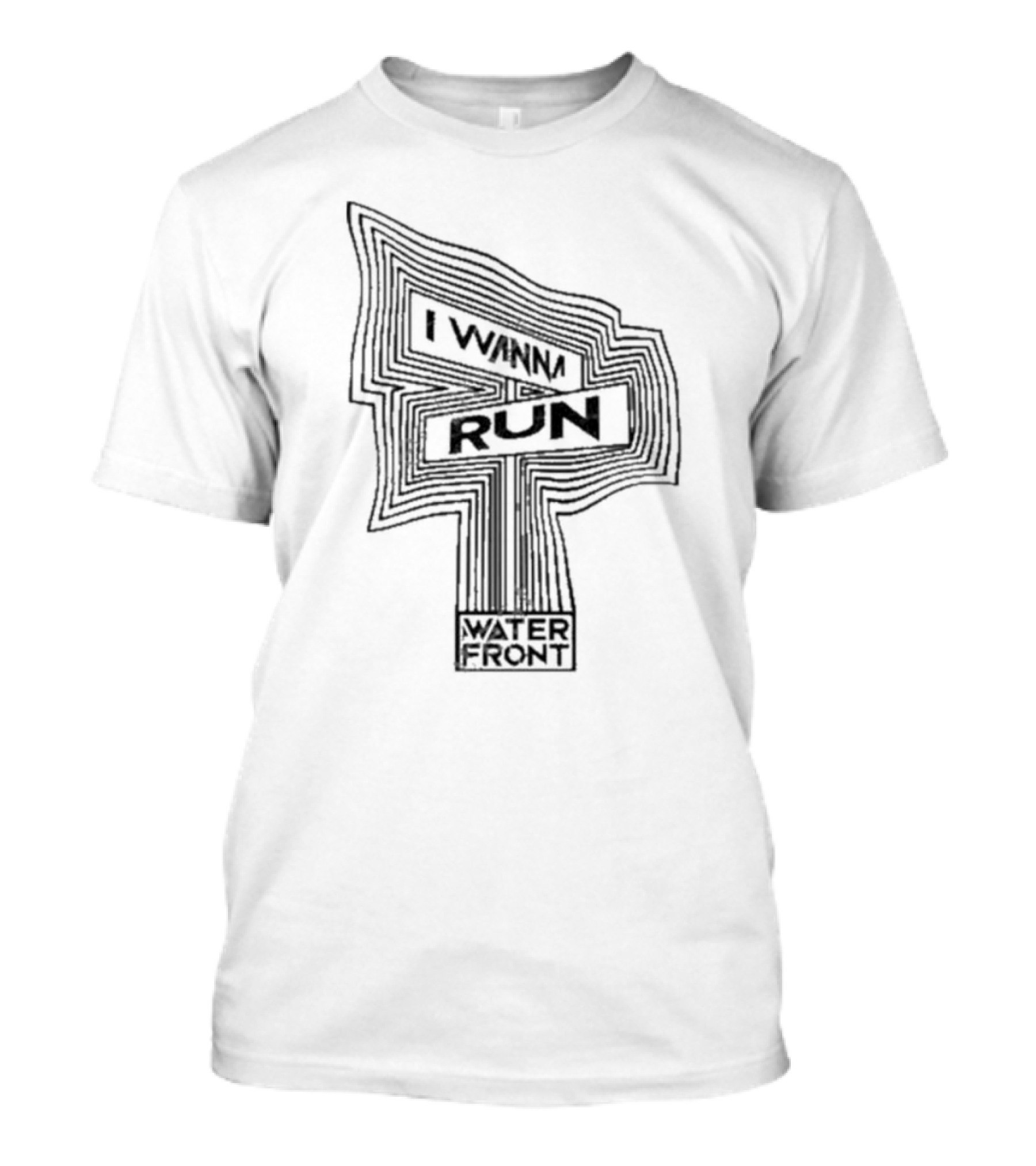 Waterfront I Wanna Run Maze T-Shirt