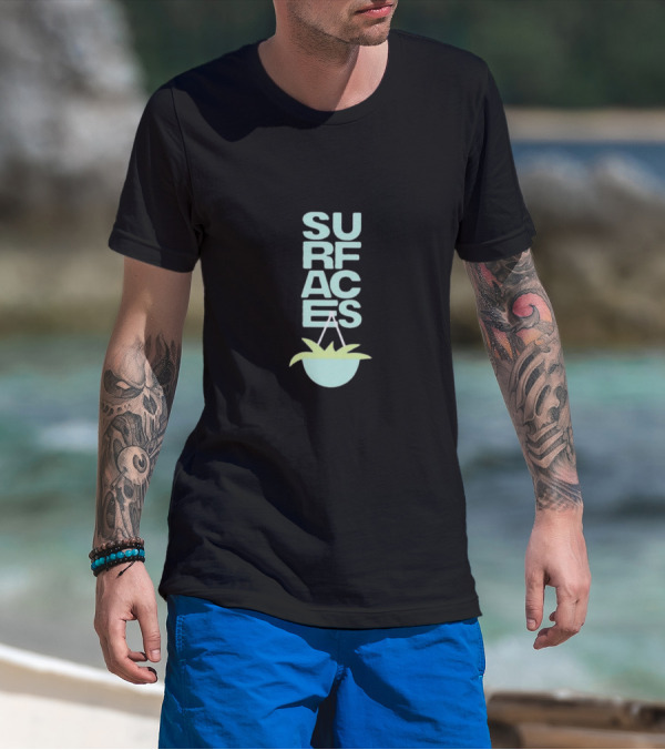SURFACES Where The Light Is Oil Green T-Shirt