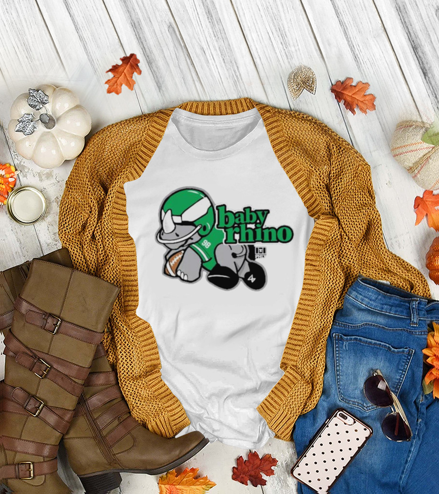 PHLY 98 Baby Rhino Football Playful T-Shirt
