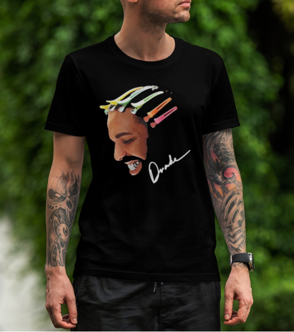 Vintage Drake For All The Dogs Fans Concert Graphic Rap T-Shirt