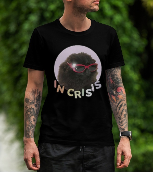 Got Funny In Crisis Dog Wearing Red Sunglasses Iconic T-Shirt