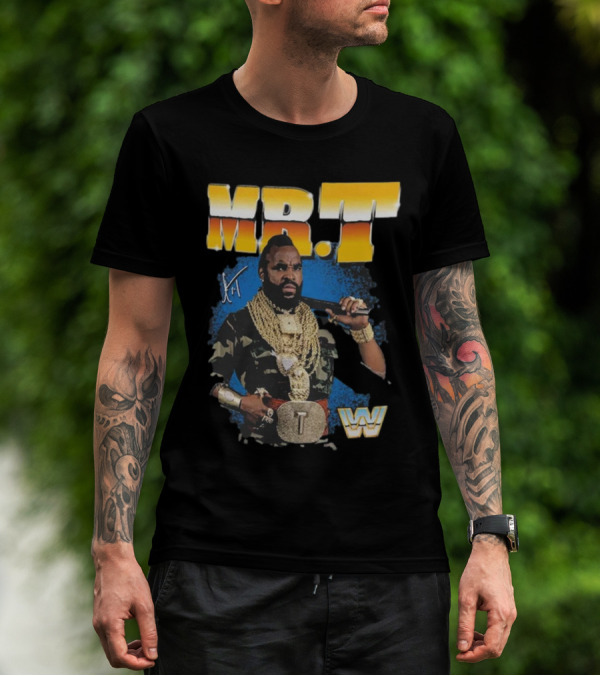 MR. T Signature Camouflage Chains Iconic T-Shirt