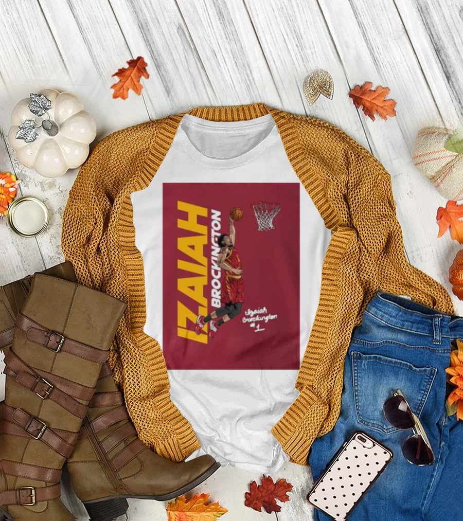 Izaiah Brockington Basketball Dunk #1 Youth T-Shirt