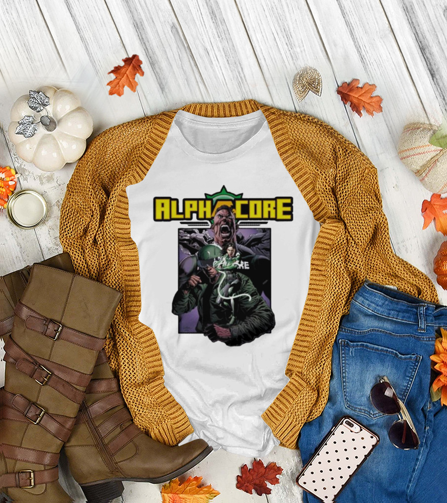 Alphacore Rippaverse Campaign Comic Characters Action Scene T-Shirt