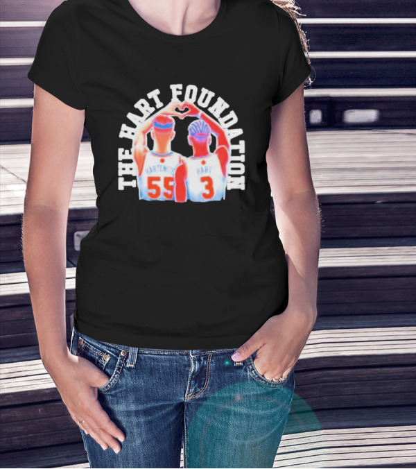 The Hart Foundation Hart Hartenstein 55 Heart 3 T-Shirt