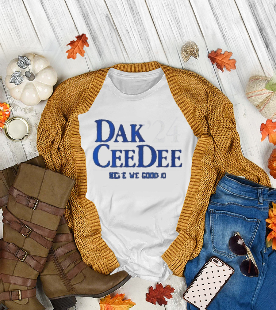 Dak Prescott CeeDee Lamb '24 Here We Go 10 T-Shirt