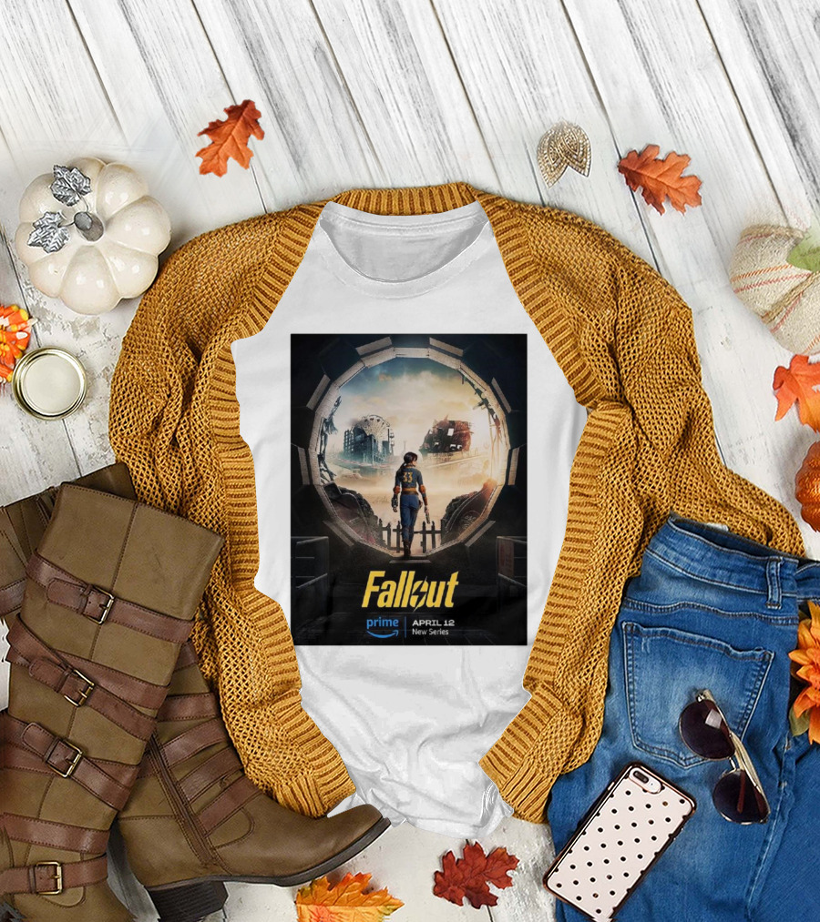 Prime Fallout New Series April 12 Featuring Ella Purnell As Lucy T-Shirt