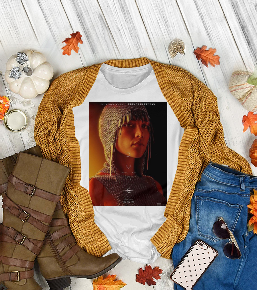 Florence Pugh as Princess Irulan in Dune Part Two March 7 T-Shirt