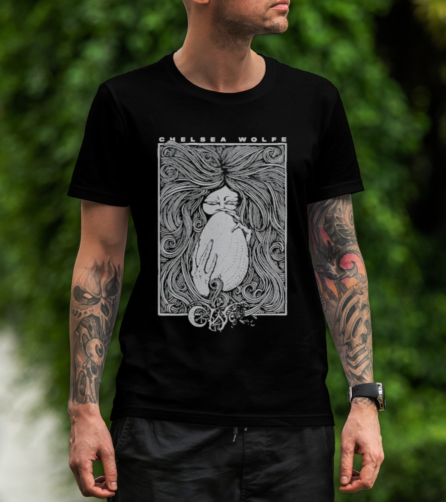 Chelsea Wolfe Karmazid Occult Psychedelic Art Nouveau T-Shirt