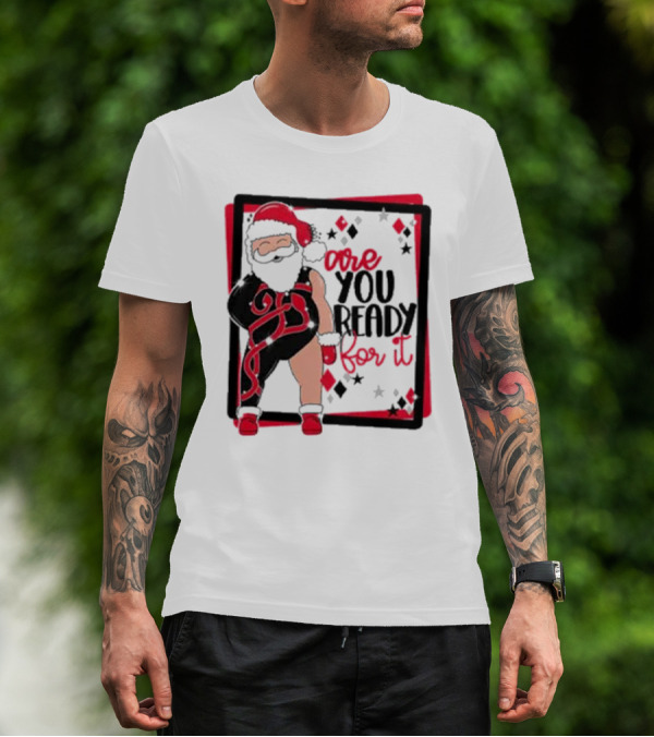 Reputation Taylor's Version Santa Are You Ready For It Santa Wrestler Patchwork Emo Goth T-Shirt