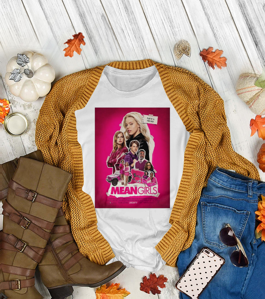 Mean Girls 2024 Plastic Is Forever January 12 Movie T-Shirt