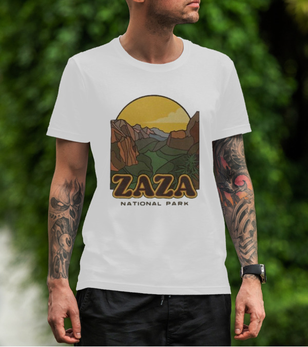 Fourtwenty Zaza National Park Scenic Wilderness Vista T-Shirt