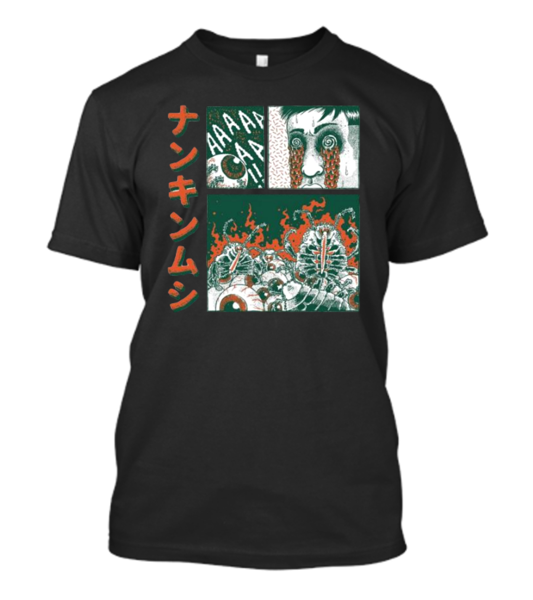 Nankinmushi AAAHHH Bedbugs Attack Horror Manga T-Shirt