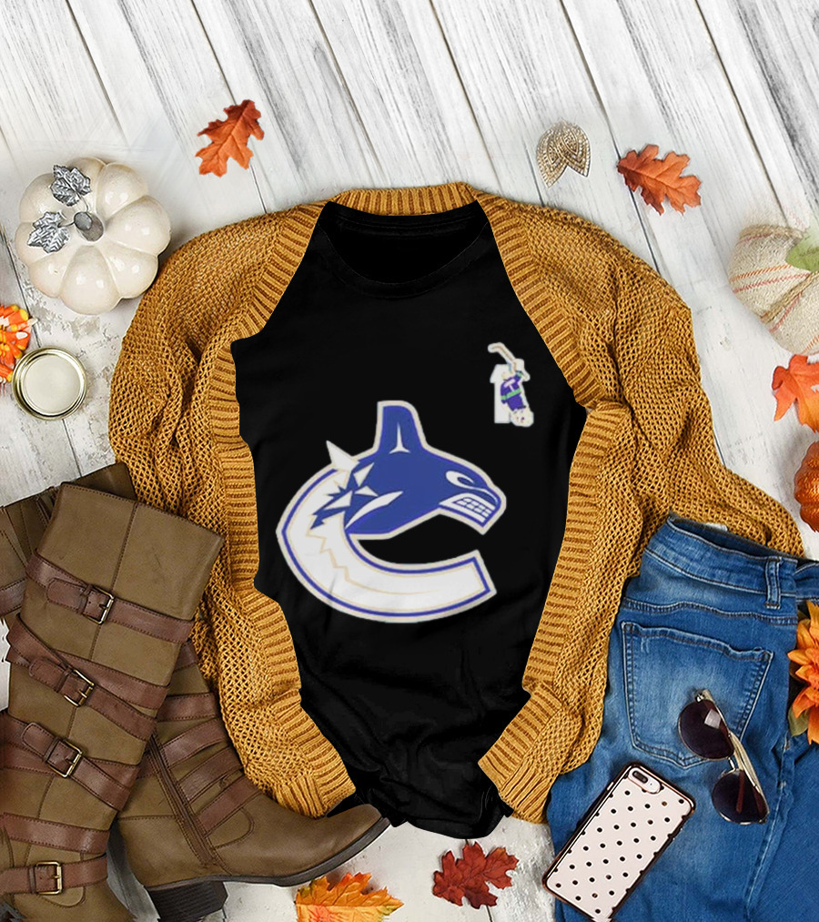 Luongo #1 Vancouver Canucks Orca Logo Ring of Honour T-Shirt