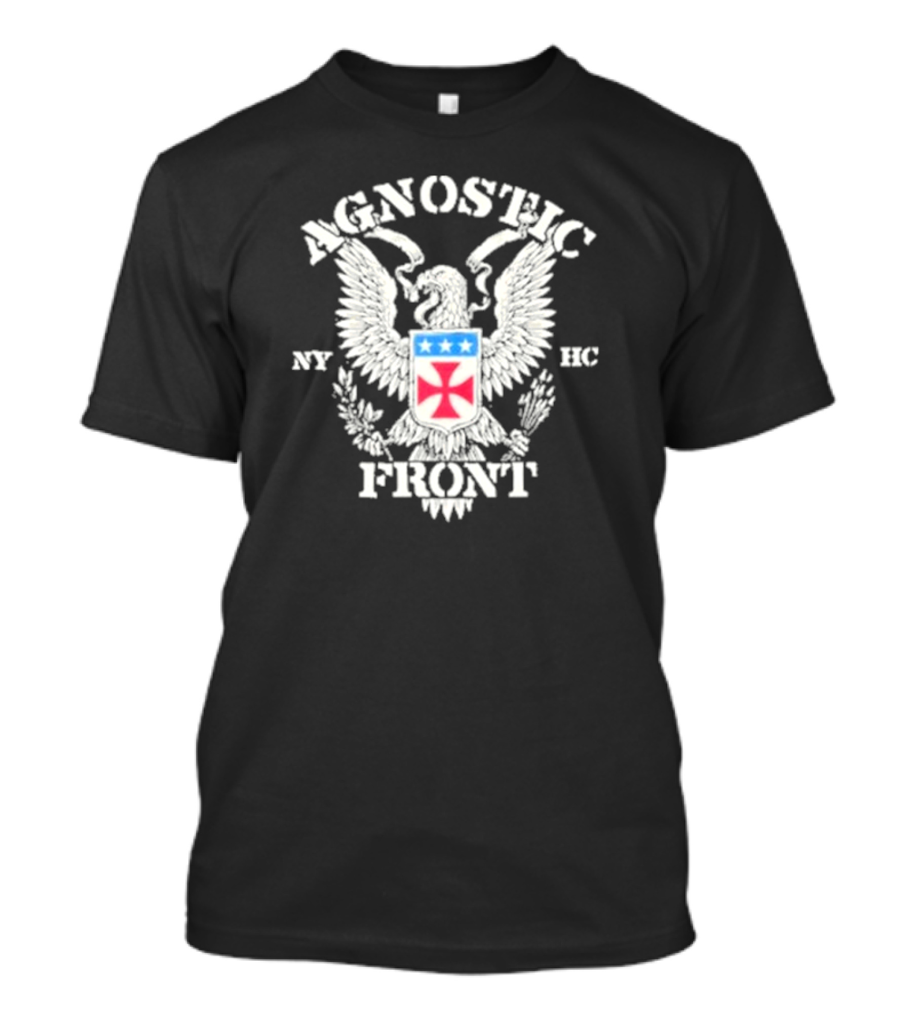 Agnostic Front Eagle NY HC Crest T-Shirt