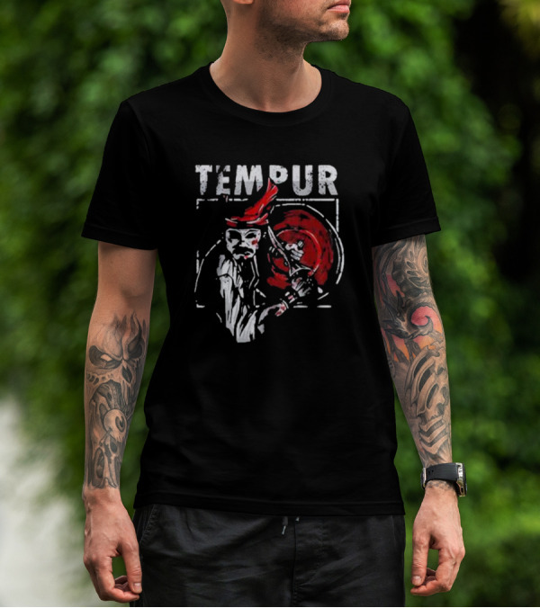 Tempur Tanah Melayu Warrior Axe And Shield T-Shirt