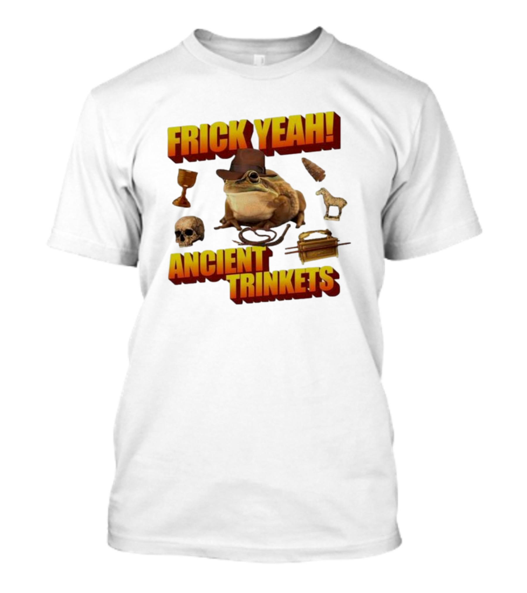 Frick Yeah Cowboy Frog Ancient Trinkets T-Shirt