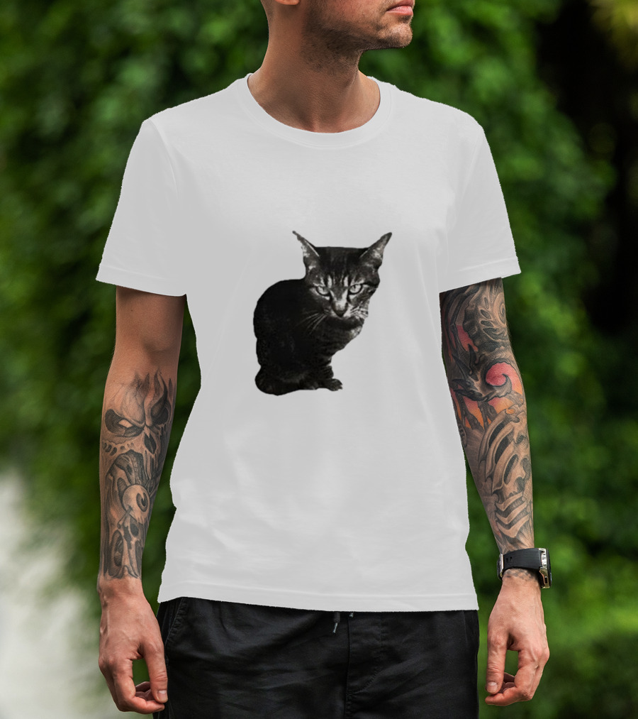 Smileymaya15 How Long Have I Been Here Kitten Cat Black Gray Tabby T-Shirt