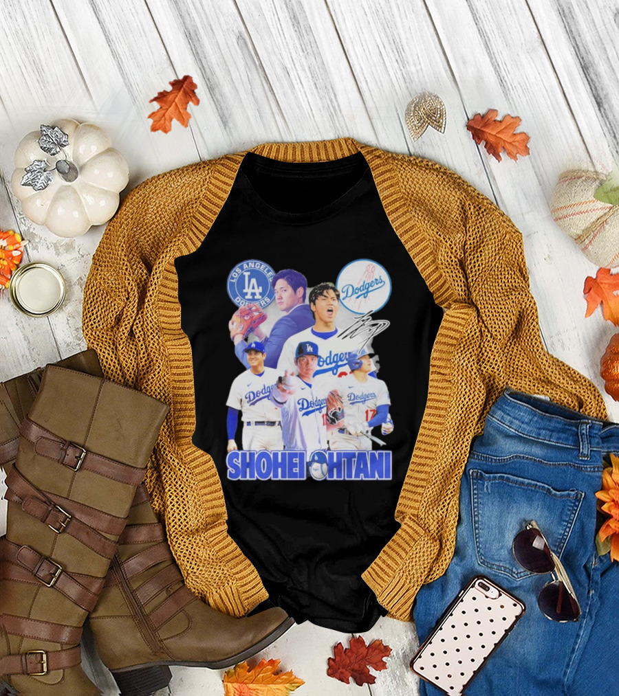 Los Angeles Dodgers Shohei Ohtani Dodger Stadium Arrival T-Shirt