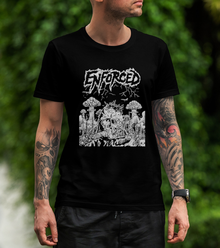 Enforced UXO Apocalyptic Skull Explosions T-Shirt