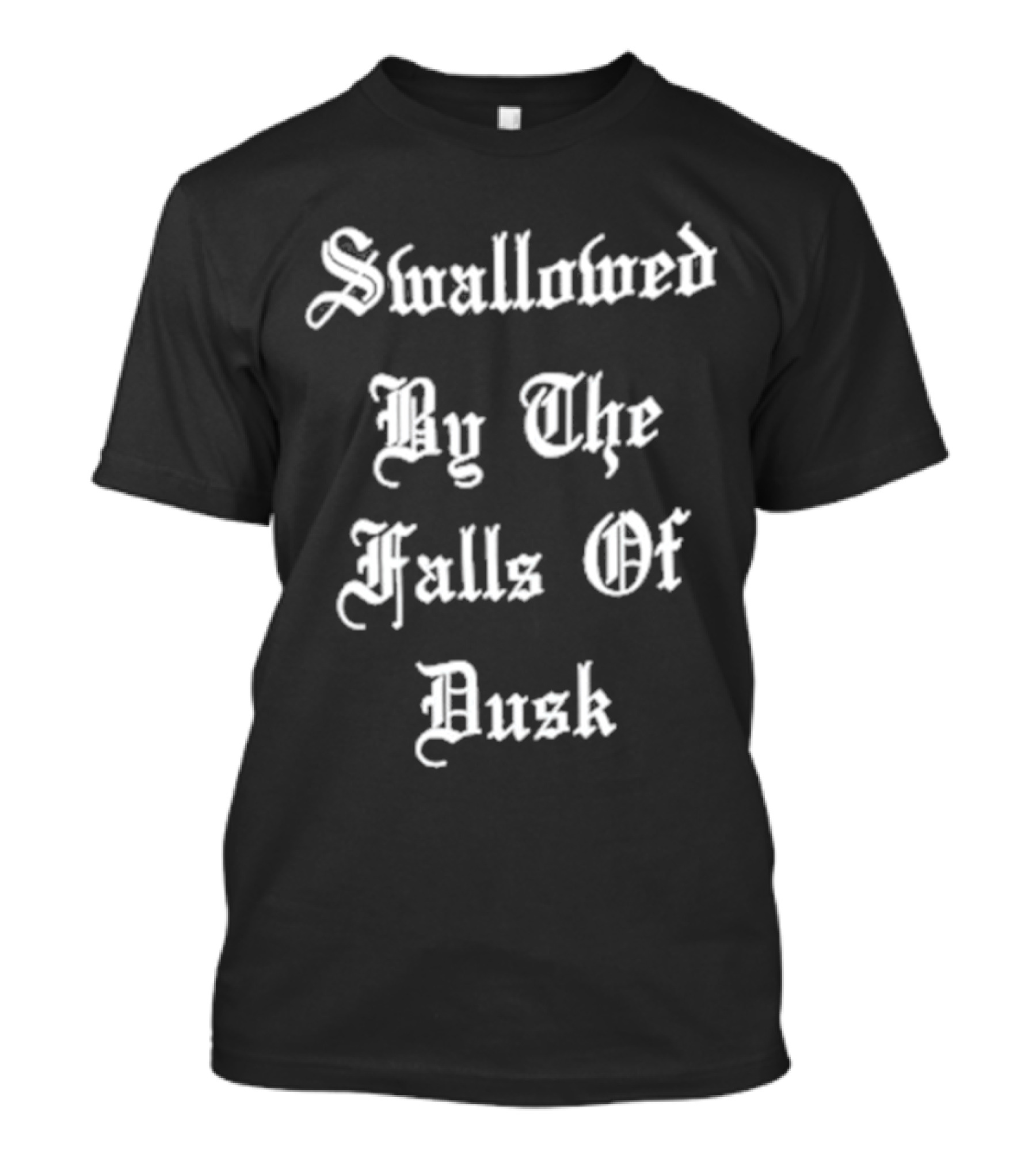 Swallowed By The Falls Of Dusk Darkness Journeys T-Shirt