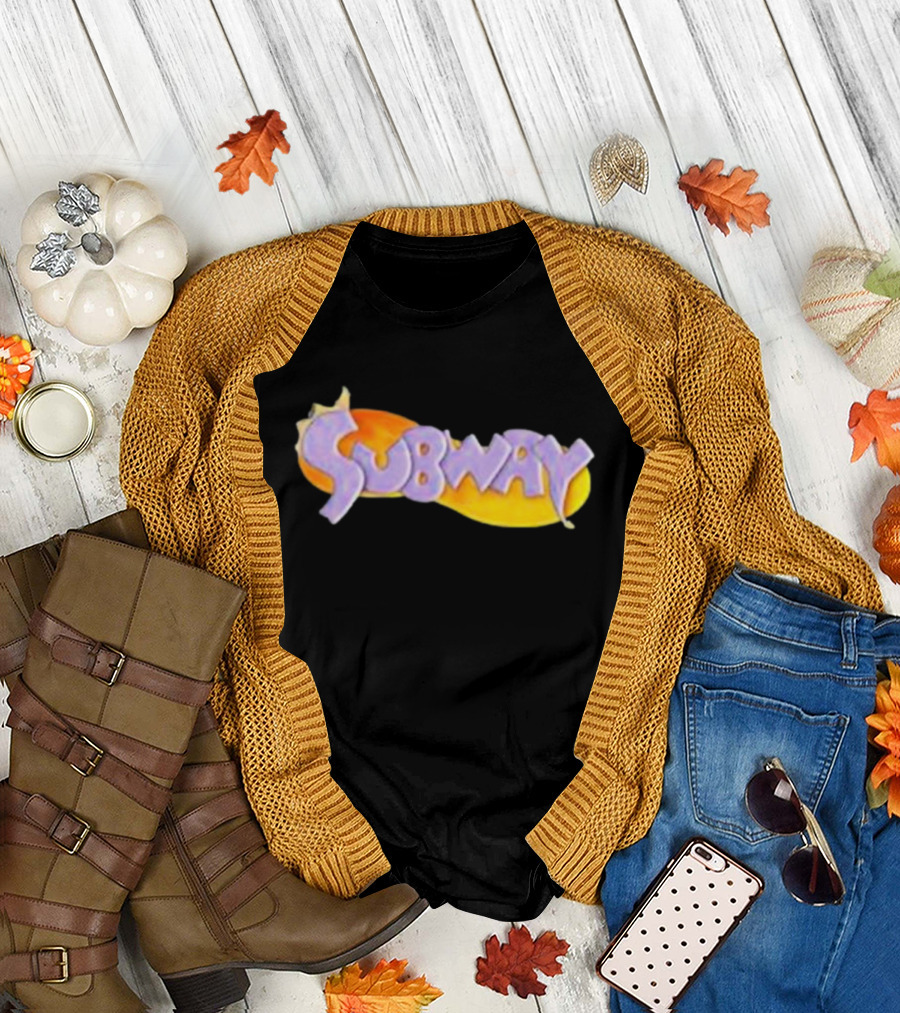 Weaponsofmassdestruction Spyro-Style Subway Logo Dragon Sandwich T-Shirt
