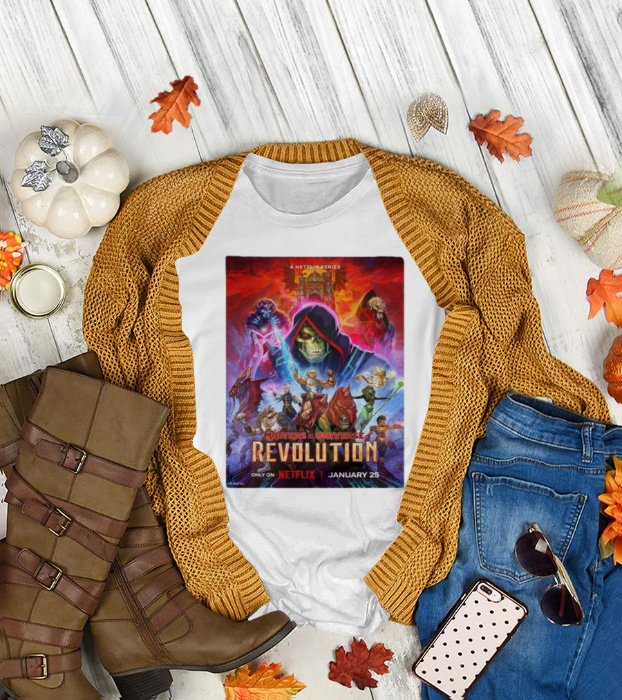 Masters of the Universe Revolution A Netflix Series Premiering January 25 T-Shirt